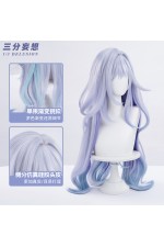 1/3 Delusion Genshin Impact Skirk Grey Purple Cosplay Wig